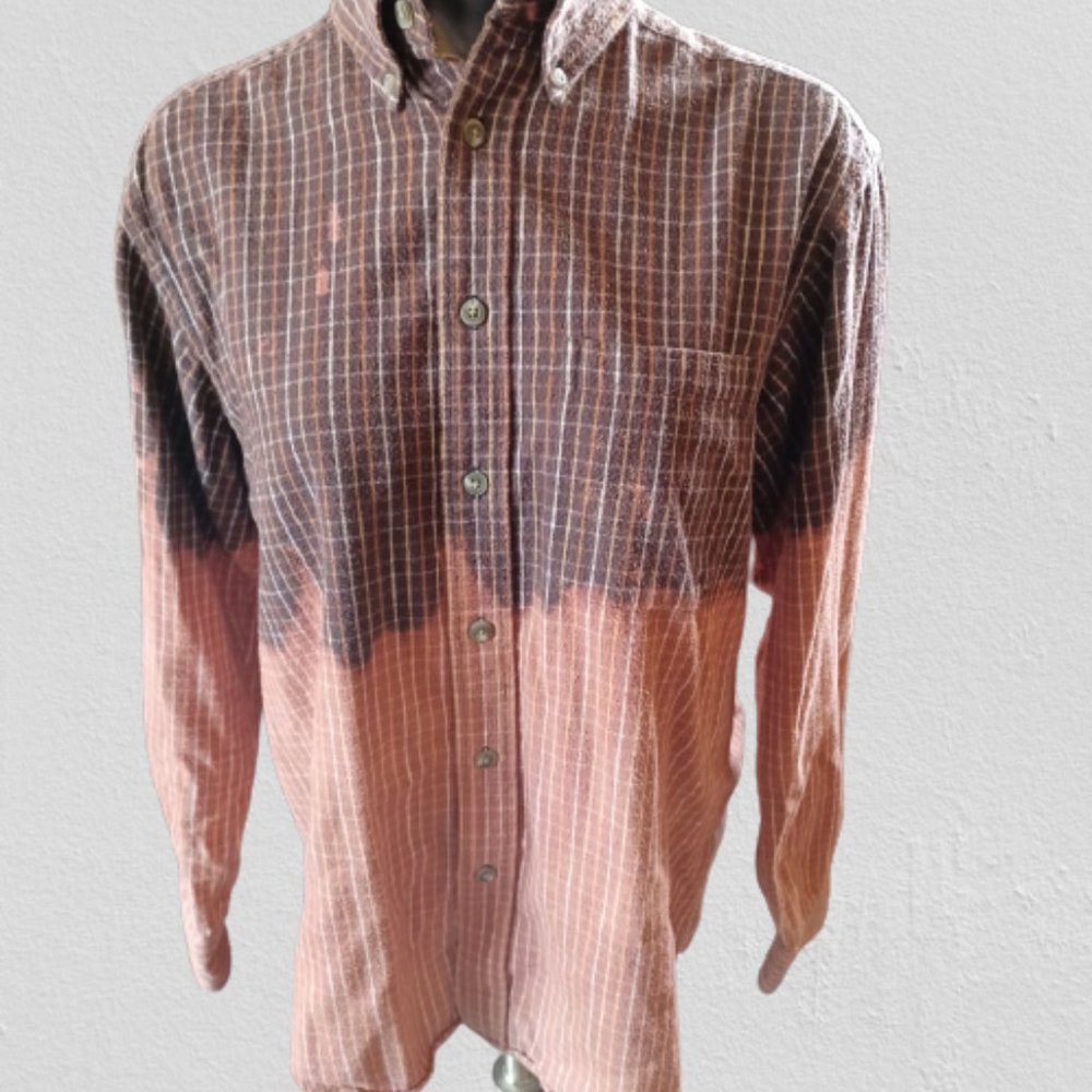 "Native Trashion" Acid Wash Flannel